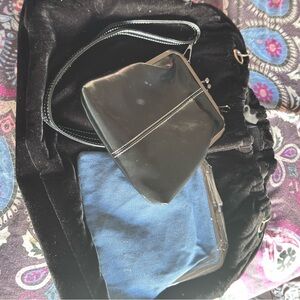 Chic Black and Blue Key & Card Holder Set